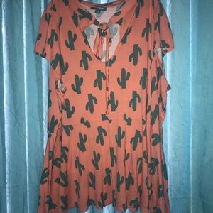 Cactus coral shirt 🌵🌵🌵